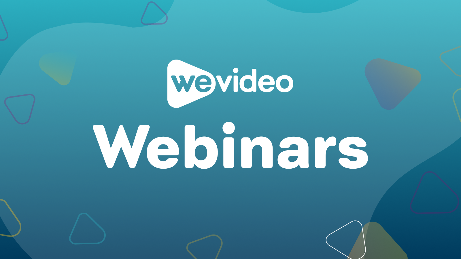 WeVideo webinars.